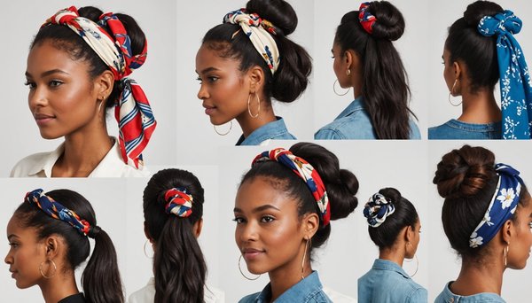 Sublimez votre coiffure avec les chouchous foulards élégants